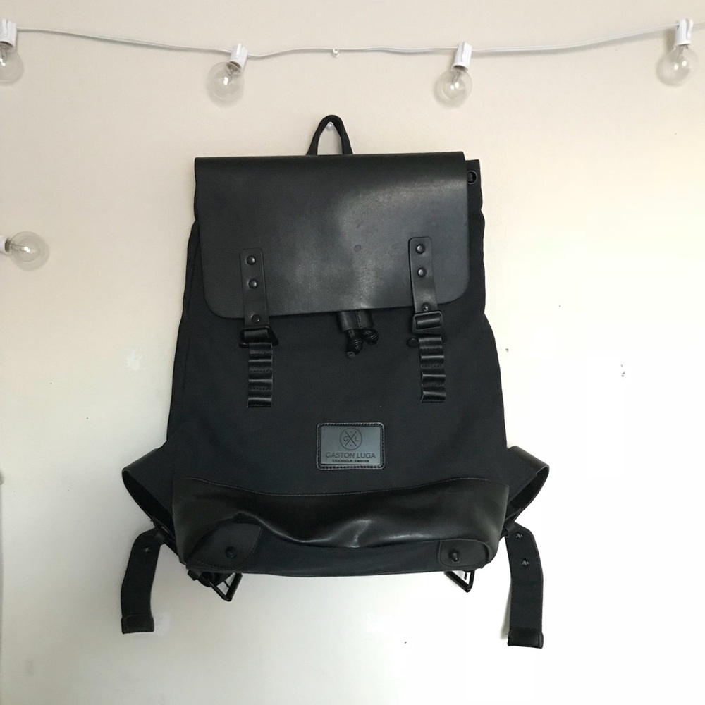 Black backpack